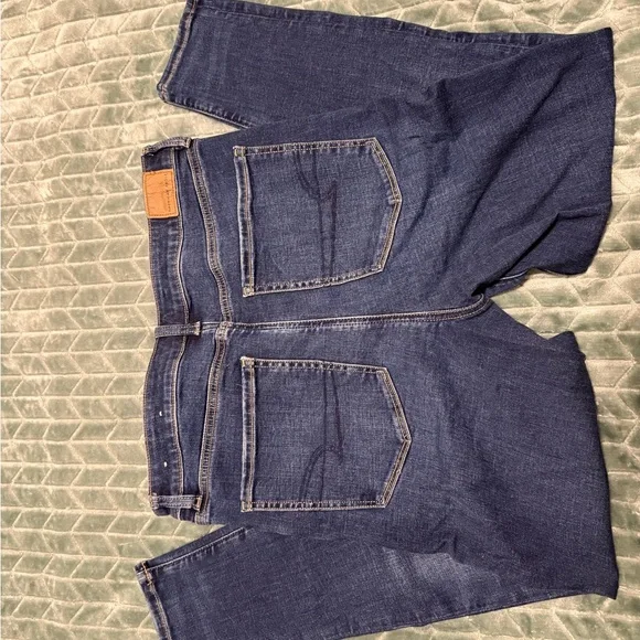 American Eagle Outfitters Dark Blue Skinny Jeans - Picture 3 of 3